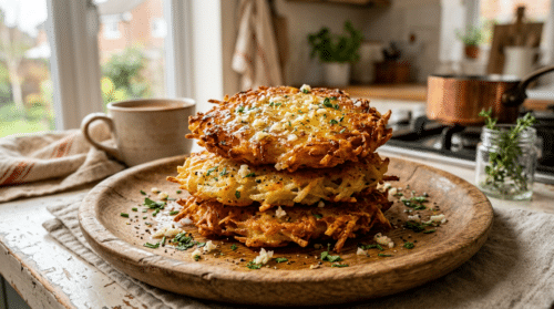 discover the secret garlic trick that makes potato pancakes irresistibly crispy and delicious every time.