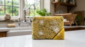 discover how cutting a corner off my sponge transformed my cleaning routine and became an indispensable life hack you won't want to miss.